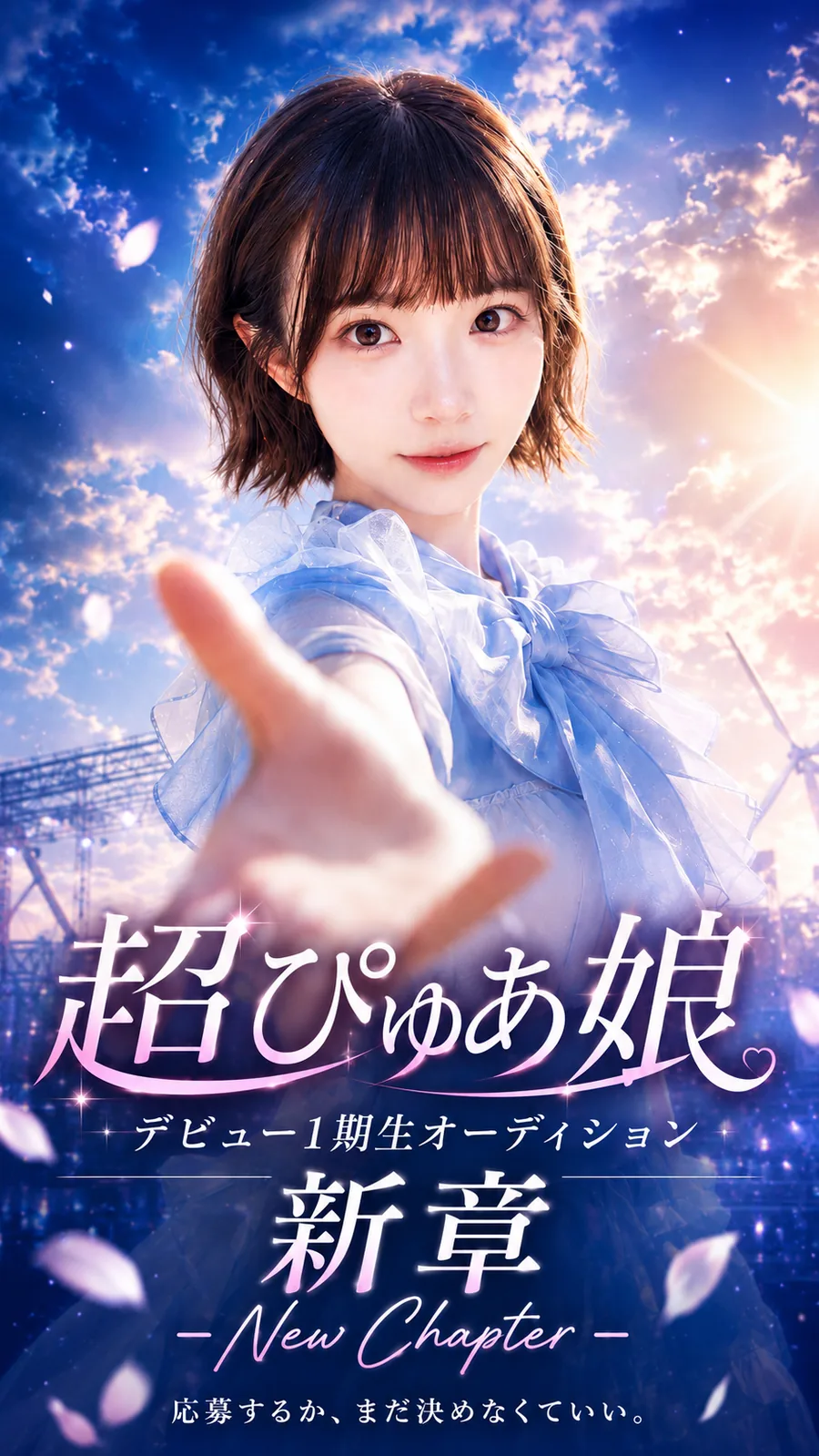 超ぴゅあ娘 デビュー1期生オーディション 新章のキービジュアル